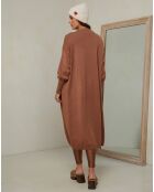 Heviz vest van camel kasjmiermix