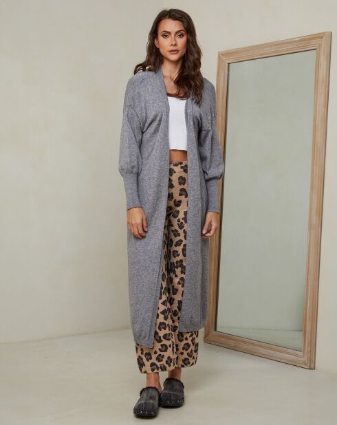 Gilet en Cachemire mélangé Heviz gris