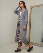 Graue Weste aus einer Kaschmirmischung Heviz