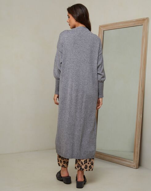 Gilet en Cachemire mélangé Heviz gris