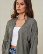 Gilet Heviz kaki in misto cashmere