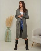 Gilet Heviz kaki in misto cashmere