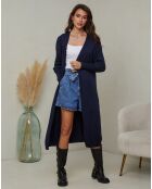 Marineblauw vest van kasjmiermix van Heviz