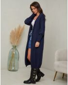 Marineblauw vest van kasjmiermix van Heviz