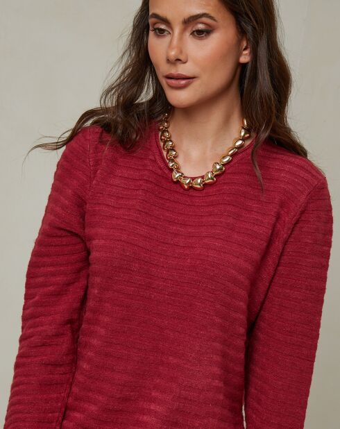 Vestido burdeos Mahony