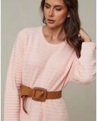 Lachsfarbenes Mahonienkleid