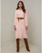 Lachsfarbenes Mahonienkleid