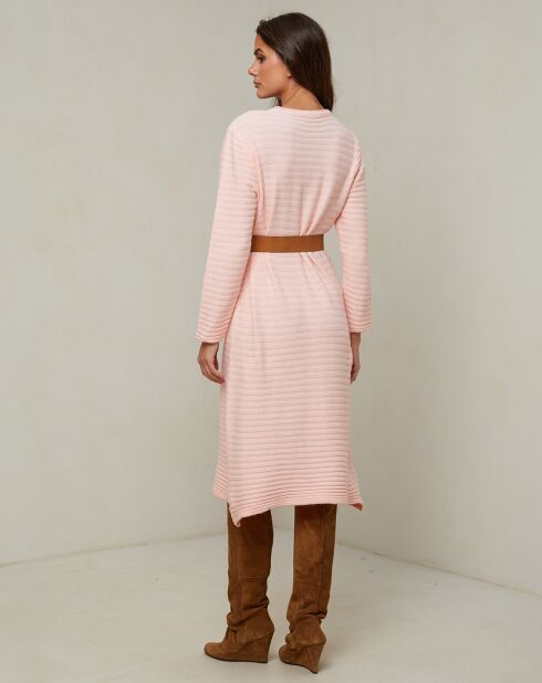 Lachsfarbenes Mahonienkleid