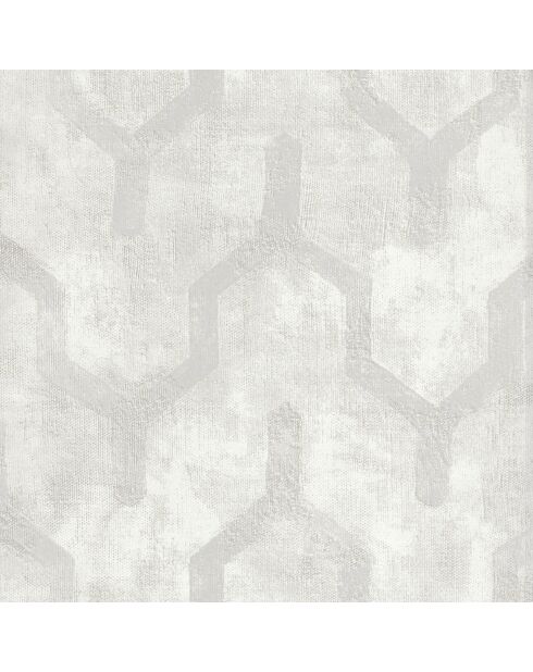 Papier peint Tenebreuse Blanc - 70 x 1005 cm