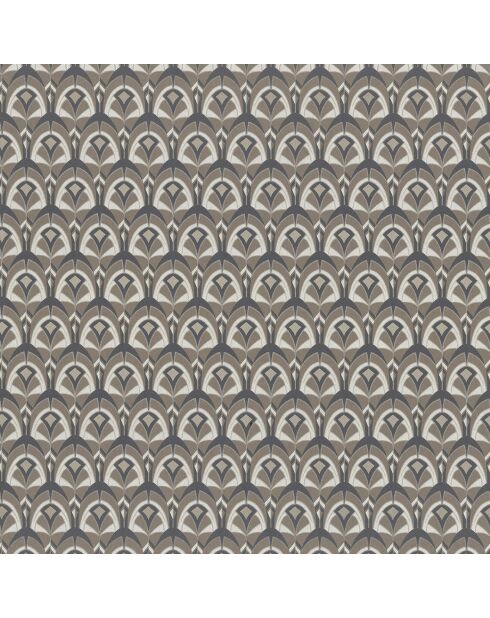 Papier peint Gemmail Brun Tabac - 68 x 1005 cm