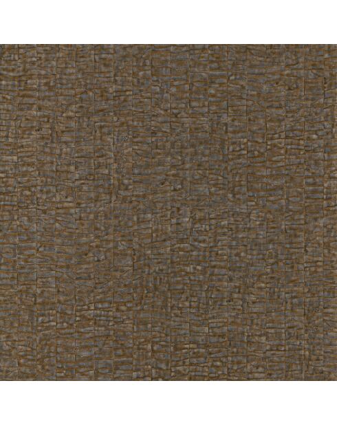 Papier peint Caiman Chocolat - 70 x 1005 cm