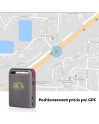 Traqueur GPS à carte Sim Gris