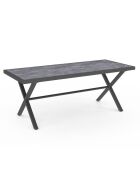 Table de jardin Athéna effet béton 190cm