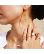 Boucles d'oreilles Margaux en Laiton doré
