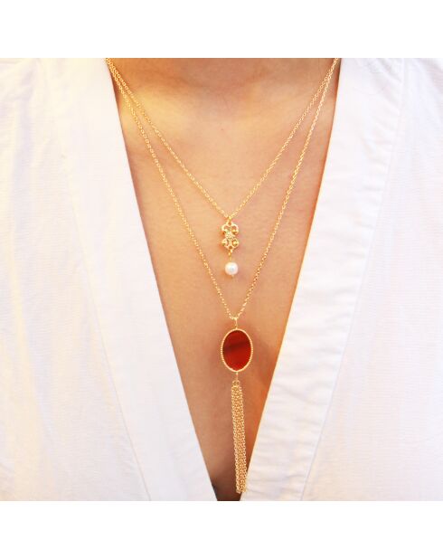 Collier Farah en Laiton doré