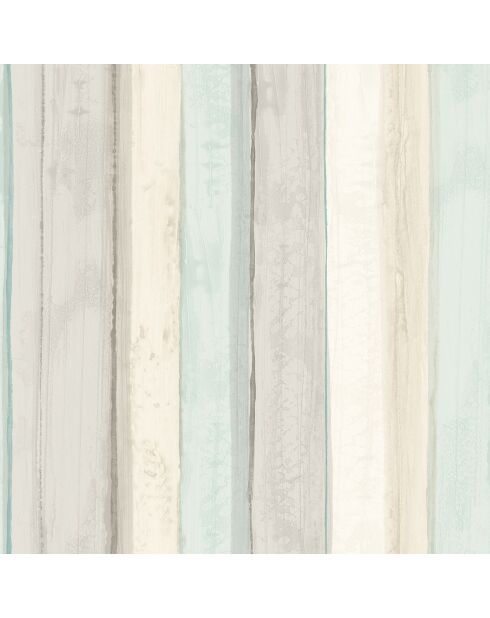 Papier peint Amazing Rayure Turquoise - 53 x 1005 cm