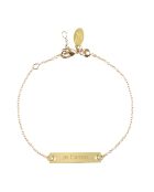 Bracelet Je t'Aime en Laiton doré