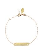 Bracelet Maman Coeur en Laiton doré