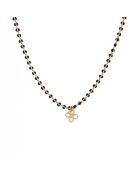 Collier Alena Fleur en Laiton doré & Résine