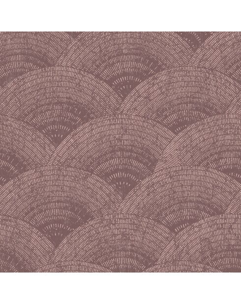 Papier peint Oxford Walter Foil Couleur Bordeaux/Rose Gold - 53 x 1005 cm
