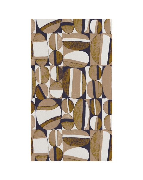 Papier peint Nangara Anangu Camel/Bleu - 53 x 1005 cm