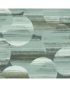 Papier peint Utopia Mirage Vert/Bleu - 53 x 1005 cm