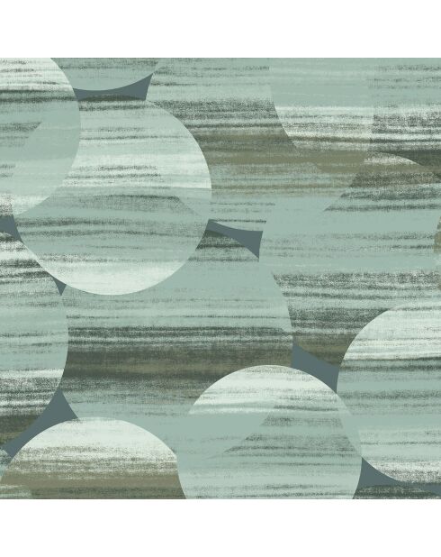 Papier peint Utopia Mirage Vert/Bleu - 53 x 1005 cm
