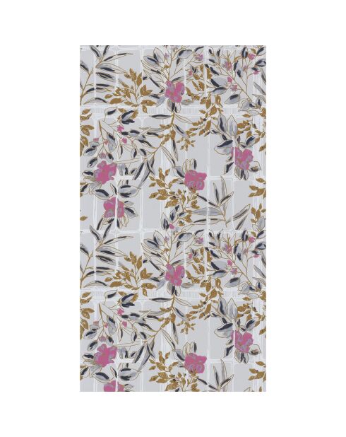 Papier peint Jardins Suspendus Camelia Rose - 53 x 1005 cm