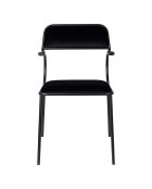 2 Chaises Alba noires - 56.8x53.5x82.5 cm