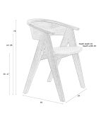 Chaise NDSM noire - 54x59x79 cm