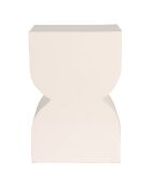 Tabouret Cones Shiny beige - 21x30x45 cm