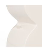 Tabouret Cones Shiny beige - 21x30x45 cm
