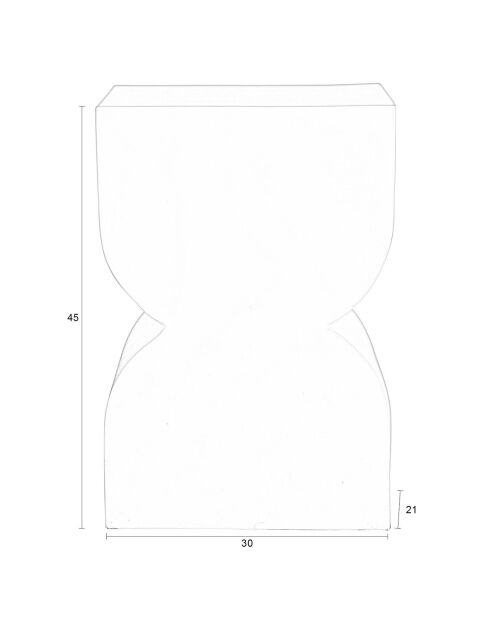 2 taburetes con forma de cono brillante, color morado, 21 x 30 x 45 cm