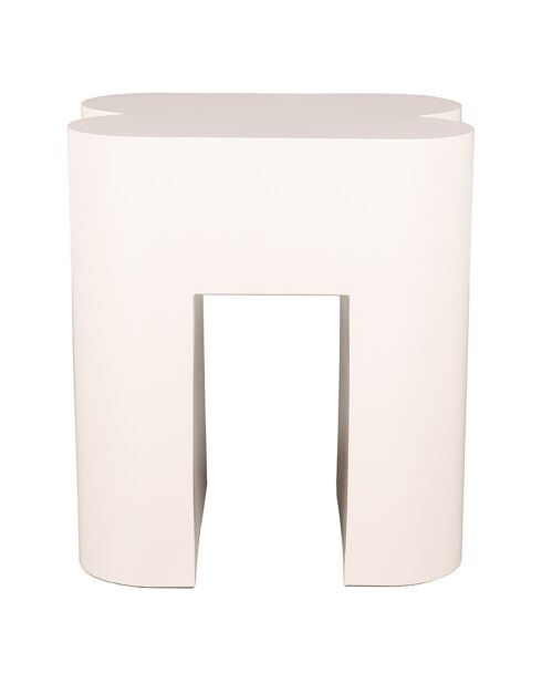 Taburetes beige de 2 formas - 40x40x45 cm