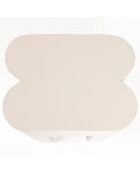 Tabourets Shape beige - 40x40x45 cm