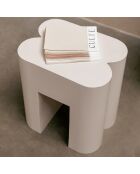 Tabourets Shape beige - 40x40x45 cm