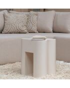 Tabourets Shape beige - 40x40x45 cm