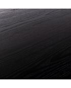 Mesa de comedor redonda Storm negra - 128x128x75 cm