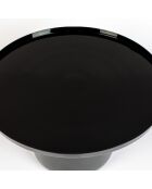 Table basse Shiny Bomb noire - 67x67x41.5 cm