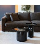 Table basse Shiny Bomb noire - 67x67x41.5 cm