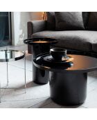 Table basse Shiny Bomb noire - 67x67x41.5 cm