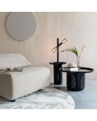 Table basse Shiny Bomb noire - 67x67x41.5 cm