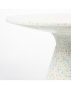 Table basse Victoria Recyclée multicolore - 50x50x32 cm