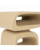 Mesita Eddy beige - 43x35x44 cm