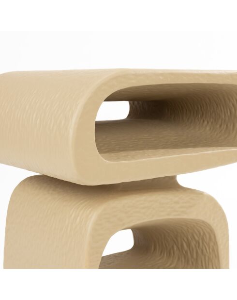 Tavolino Eddy beige - 43x35x44 cm
