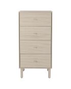 Armario matutino gris - 42x60x121 cm