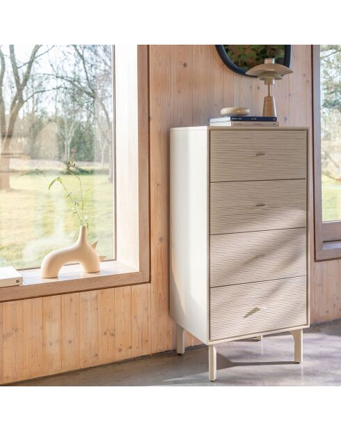 Ochtendgarderobe grijs - 42x60x121 cm