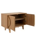 Buffet Groove marron - 40x82x58 cm