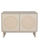 Buffet Twin gris - 45x100x70 cm