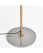 Float gouden vloerlamp - 30x30x132 cm